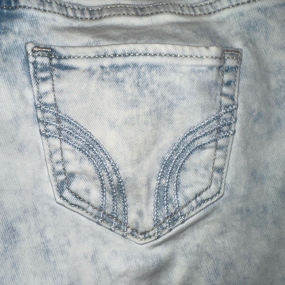 HOLLISTER ACID WASH RIPPED JEANS - Picture 7 of 8